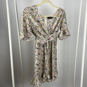 Flower print dress